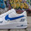 Hand Painted F1 Racing Air Force 1 Trainers: Custom Team Design - Image 4