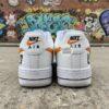 Hand Painted Orange Racing Sneakers: Custom F1 Air Force 1 - Image 6