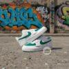 Hand Painted Orange Racing Sneakers: Custom F1 Air Force 1 - Image 12