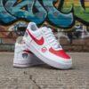 Hand Painted F1 Racing AF1 Sneakers: Custom Team Livery - Image 2