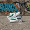 Hand-Painted F1 Racing Sneakers: Custom Red White AF1 - Image 16