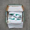 Hand Painted F1 Team Air Force 1 Sneakers: Teal Racing Green, Custom Driver & Track - Image 6