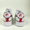Custom Hand-Painted Air Force 1 Comic Shoes: Red Pop Art AF1 Sneakers - Image 9