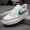 Personalized Baseball Air Force 1 Sneakers: Hand-Painted Custom Number
