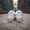 Custom Lavender Splatter Air Force 1 Sneakers: Hand Painted Pastel AF1 - Image 6