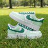 Hand Painted Lavender Air Force 1 Sneakers - Custom Two Tone AF1 - Image 4