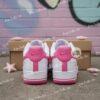 Custom Hand-Painted Air Force 1 Sneakers: Breast Cancer Awareness, Pink Ribbon - Image 4