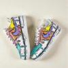 Hand-Painted Air Force 1 Comic Drip Sneakers: Custom Pop Art Shoes - Image 3