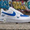 Hand Painted F1 Racing Air Force 1 Trainers: Custom Team Design - Image 5