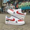 Hand Painted F1 Racing Air Force 1 Trainers: Custom Team Design - Image 14