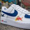 Hand Painted F1 Racing Shoes: Custom AF1 Team Sneakers - Image 5