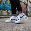 Hand Painted F1 Racing Shoes: Custom AF1 Team Sneakers - Image 9
