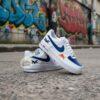 Hand Painted F1 Racing Shoes: Custom AF1 Team Sneakers - Image 2