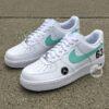 Hand Painted F1 Team AF1 Racing Trainers: Custom Driver & Track - Image 4