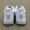 Hand Painted F1 Team AF1 Racing Trainers: Custom Driver & Track - Image 8