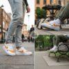 Hand Painted Orange Racing Sneakers: Custom F1 Air Force 1 - Image 8