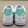 Hand Painted F1 Racing Team Air Force 1 Sneakers: Pastel Green - Image 7