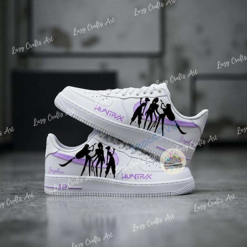 Hand Painted Kpop Demon Hunter AF1