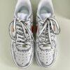 Custom Hand-Painted Air Force 1 Comic Shoes: Red Pop Art AF1 Sneakers - Image 2