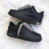 Custom Black Air Force 1 Sneakers: Hand-Painted Rope Lace AF1 - Image 7