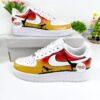 Hand Painted Jurassic Park AF1 Sneakers: Custom Air Force 1 - Image 9