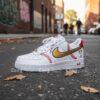 Personalized Baseball Air Force 1 Sneakers: Hand-Painted Custom AF1 Shoes - Image 2