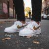 Personalized Baseball Air Force 1 Sneakers: Hand-Painted Custom AF1 Shoes - Image 4