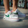 Personalized Baseball Air Force 1 Sneakers: Hand-Painted Custom Number - Image 3
