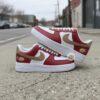Hand-Painted Football Team AF1 Sneakers: Custom Football Shoes - Image 2