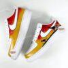 Hand Painted Jurassic Park AF1 Sneakers: Custom Air Force 1 - Image 4