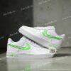 Hand Painted Air Force 1 Sneakers, Cow Print Swoosh, Custom AF1 Shoes - Image 4