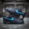 Custom Air Force 1 Black Shoes: Hand Painted Splatter AF1 Shoes - Image 3