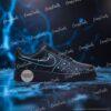 Custom Hand-Painted Air Force 1 Lightning Sneakers - Image 4