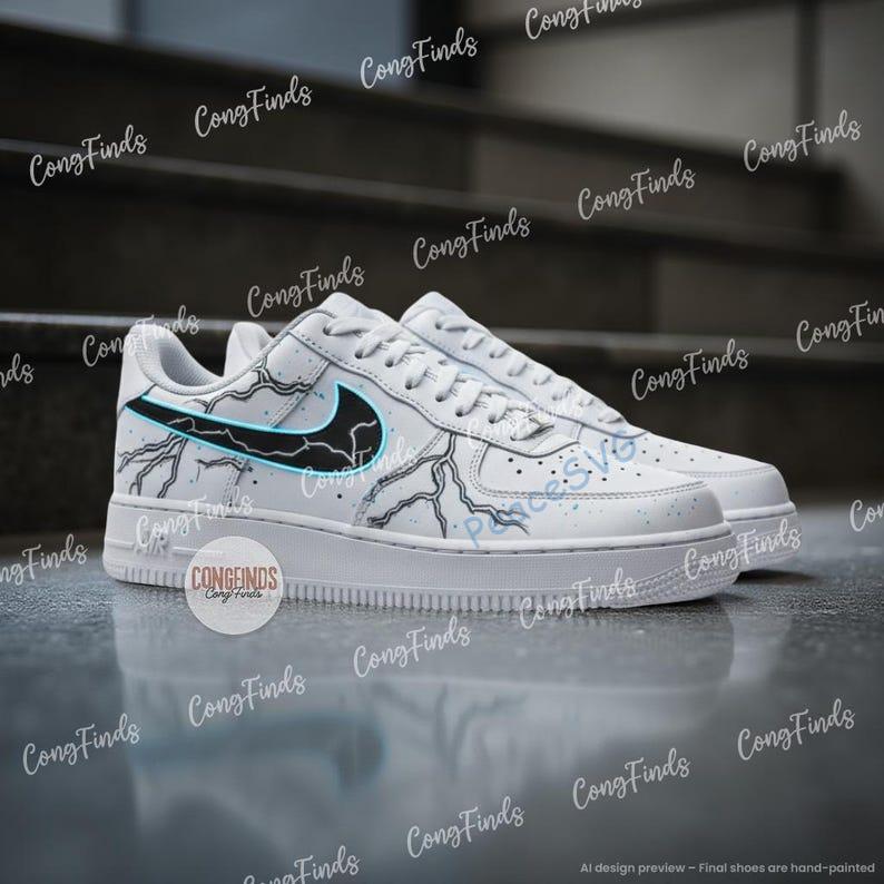 Hand Painted Air Force 1 Sneakers