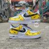 Custom Comic Air Force 1 Sneakers, Hand-Painted Anime Shoes
