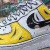 Custom Comic Air Force 1 Sneakers, Hand-Painted Anime Shoes - Image 3