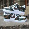 Hand-Painted Camo Air Force 1 Sneakers, Custom AF1 Shoes - Image 2