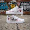 Custom Hand-Painted Cherry Blossom Air Force 1 Sneakers, Japanese Art Shoes - Image 2