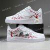 Custom Hand-Painted Japanese Cherry Blossom Air Force 1 Sneakers - Image 2