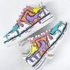 Hand-Painted Color Drip Sneakers – Custom Cartoon Art Shoes - Image 4