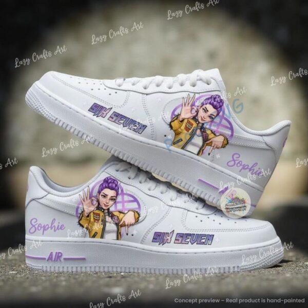 Hand Painted Kpop Demon Hunter AF1, Custom Anime Shoes