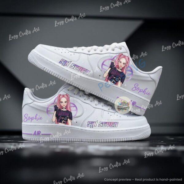 Hand Painted Anime Air Force 1, Custom Kpop Shoes
