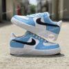 Hand Painted Custom AF1 Color Block Sneakers, Personalized Gift - Image 7