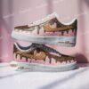 Custom Hand-Painted Ice Cream Drip Air Force 1 Sneakers - Image 2