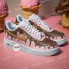 Custom Hand-Painted Ice Cream Drip Air Force 1 Sneakers