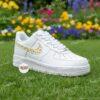 Custom Mini Sunflower Air Force 1 Shoes, Hand Painted Yellow Floral Sneakers, Sunflower AF1 - Image 5