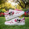 Custom Valentine Air Force 1 Shoes, Cartoon Love Sneakers, Red Heart Hand Painted Shoes - Image 2