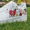 Custom Cartoon Sneakers, Valentine's Hand-Painted Air Force 1, Retro Love Design - Image 3