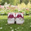 Hand-Painted Custom Air Force 1 Sneakers, K-Pop Chibi Design - Image 4