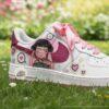 Hand-Painted Custom Air Force 1 Sneakers, K-Pop Chibi Design - Image 3